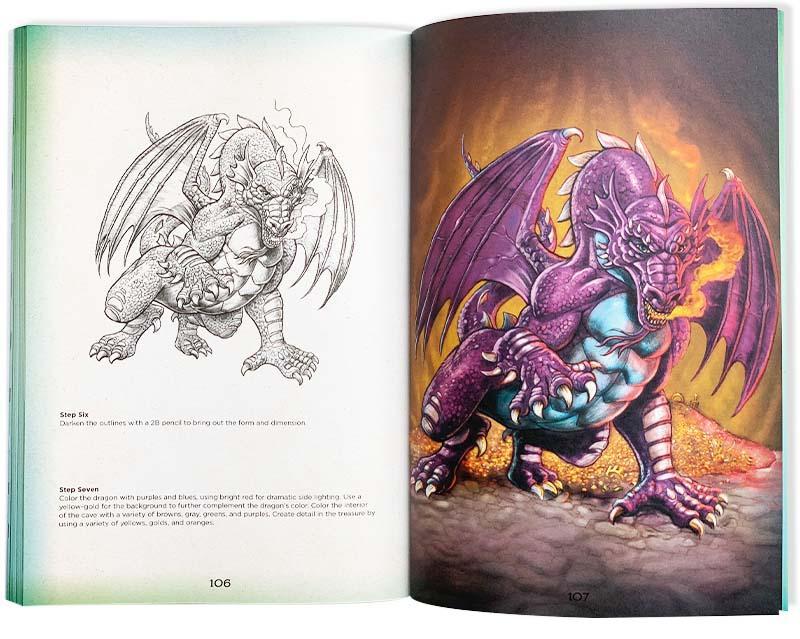 The Little Book of Drawing Dragons & Fantasy Characters