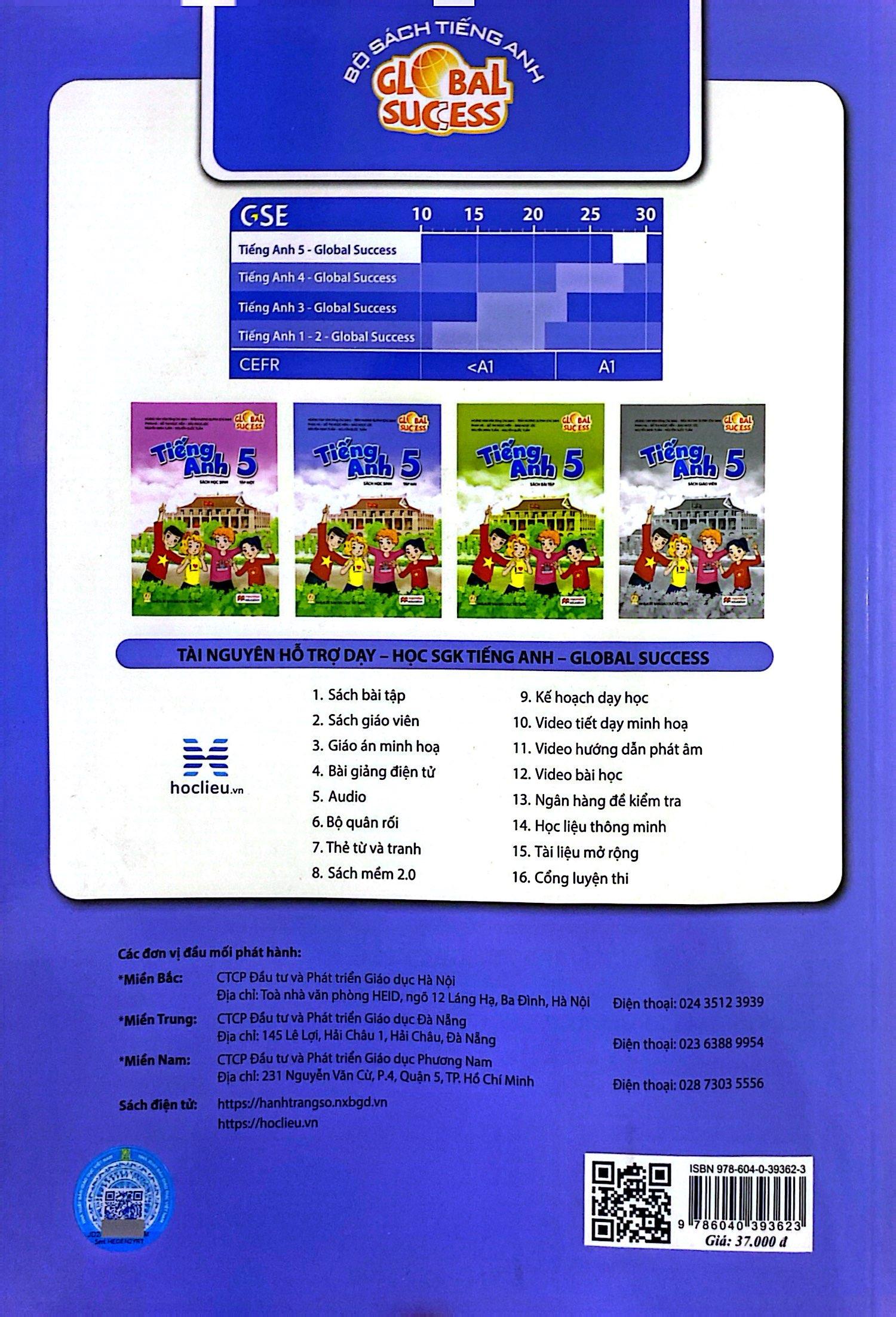 Global Success - Tiếng Anh 5 - Sách Học Sinh - Tập Hai (2024)