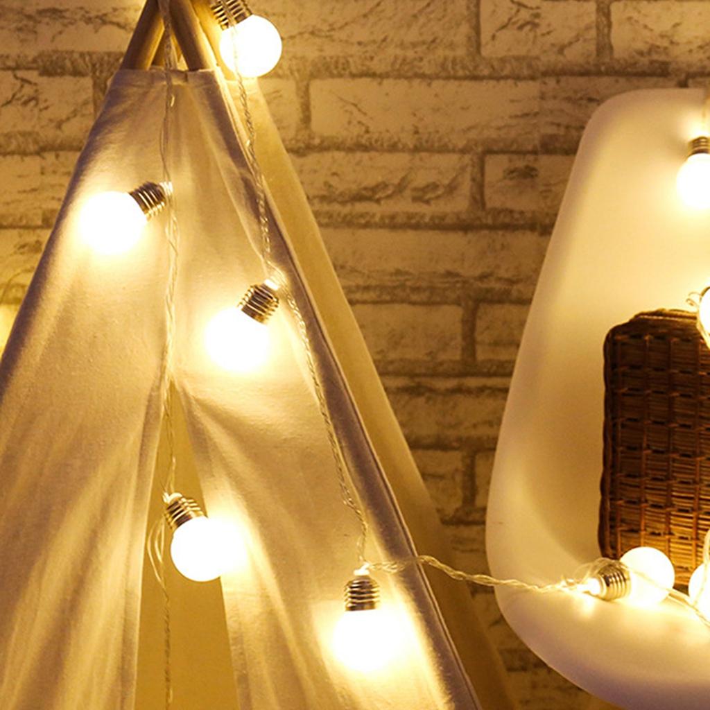 10 Led String Fairy Lights Bulb String Light For Outdoor Garden Garland