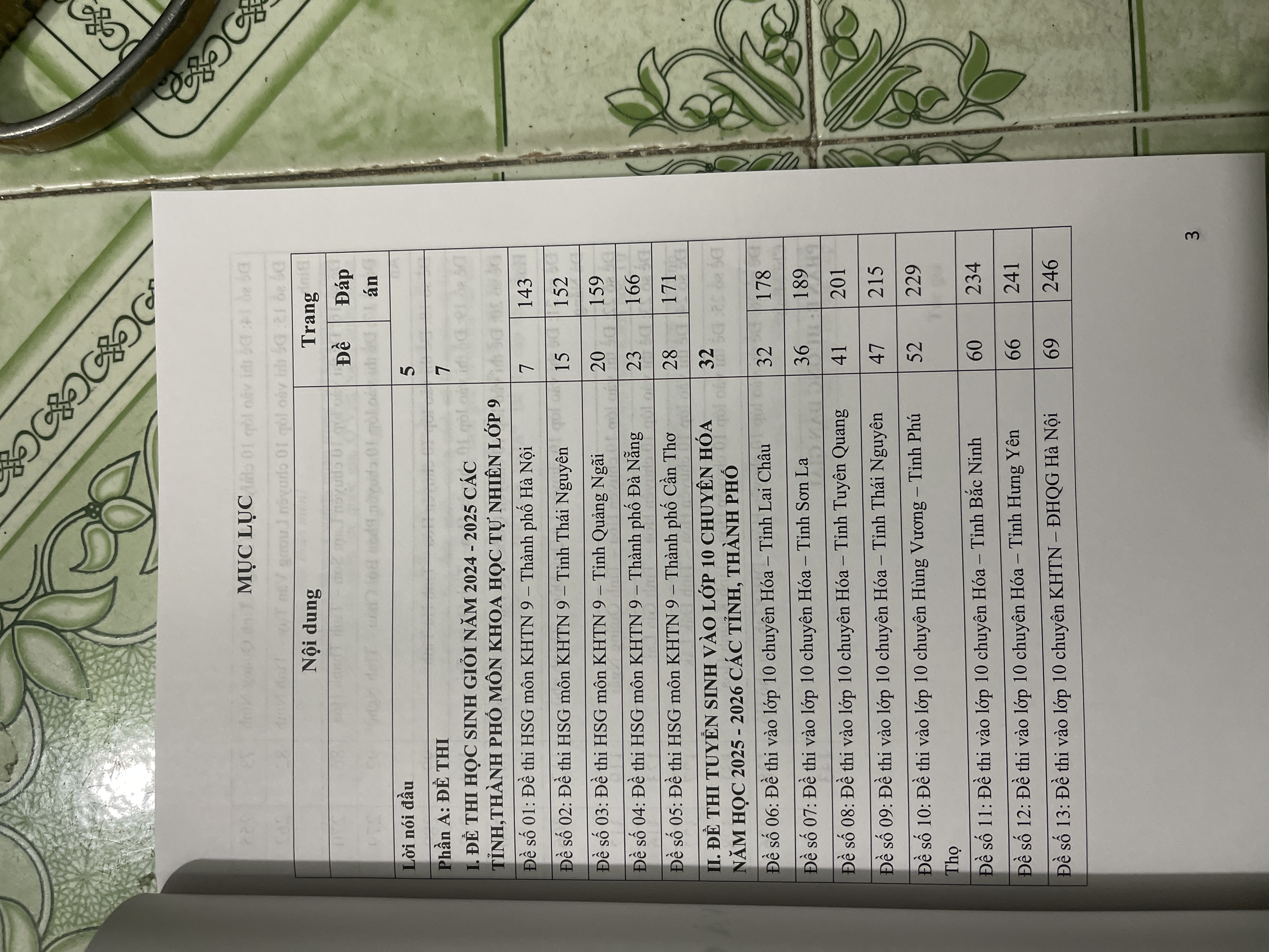 Sách - bộ đề và đáp án thi học sinh giỏi 9 và ôn thi vào lớp 10 chuyên hoá