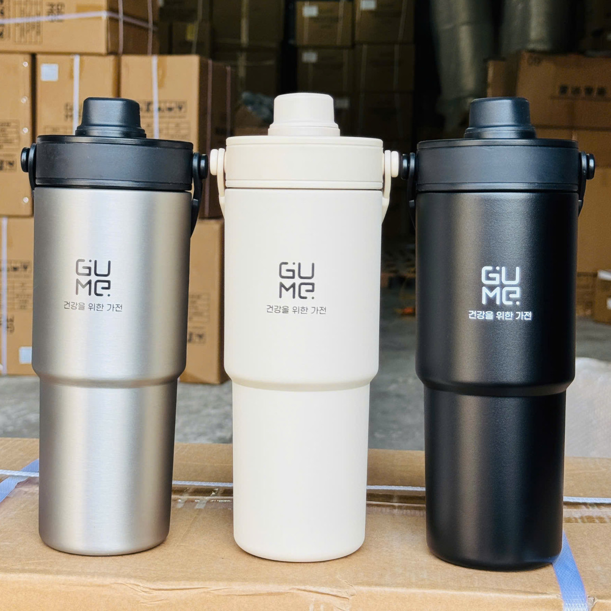 Cốc giữ nhiệt Inox 316 phủ gốm Hàn Quốc GM-F3301 dung tích 735ml - Hàng chính hãng