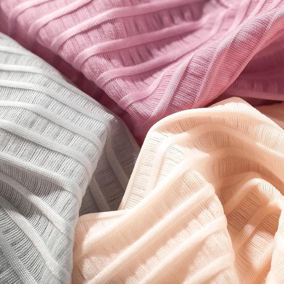 Quần lót cotton gân dây đan hở trước