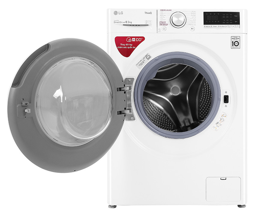 Máy giặt cửa trước inverter LG 8.5kg FV1408S4W - Hàng chính hãng