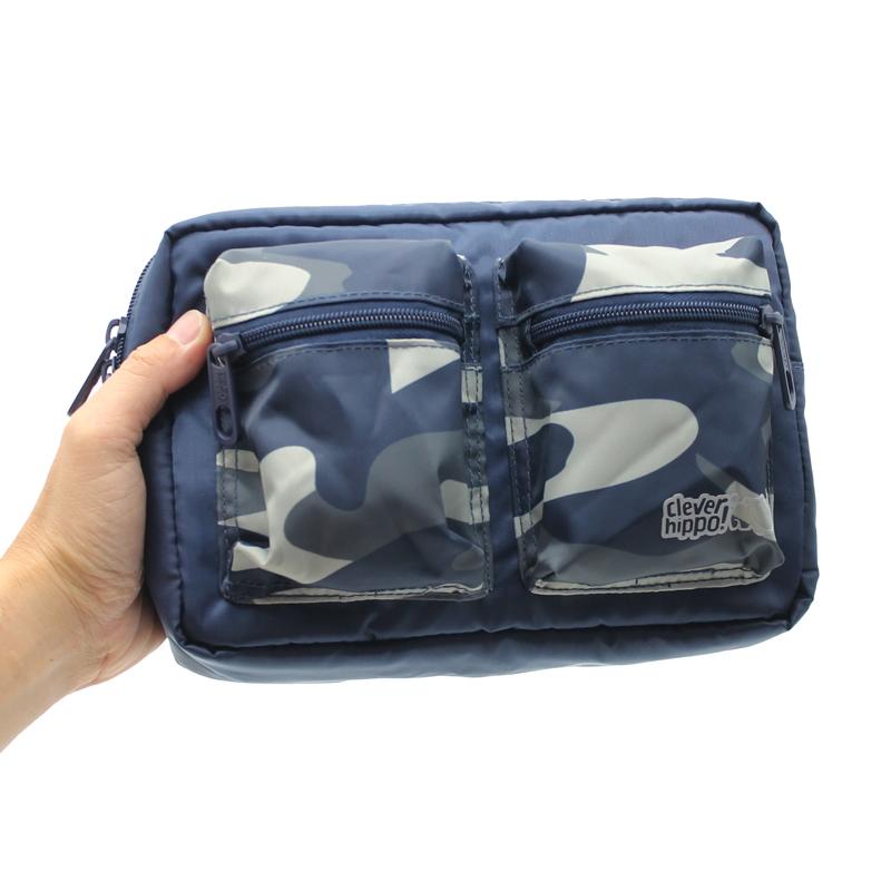 Túi Đeo Chéo Kool Urban - Clever Hippo IKU2102/Camo - Màu Xanh Dương