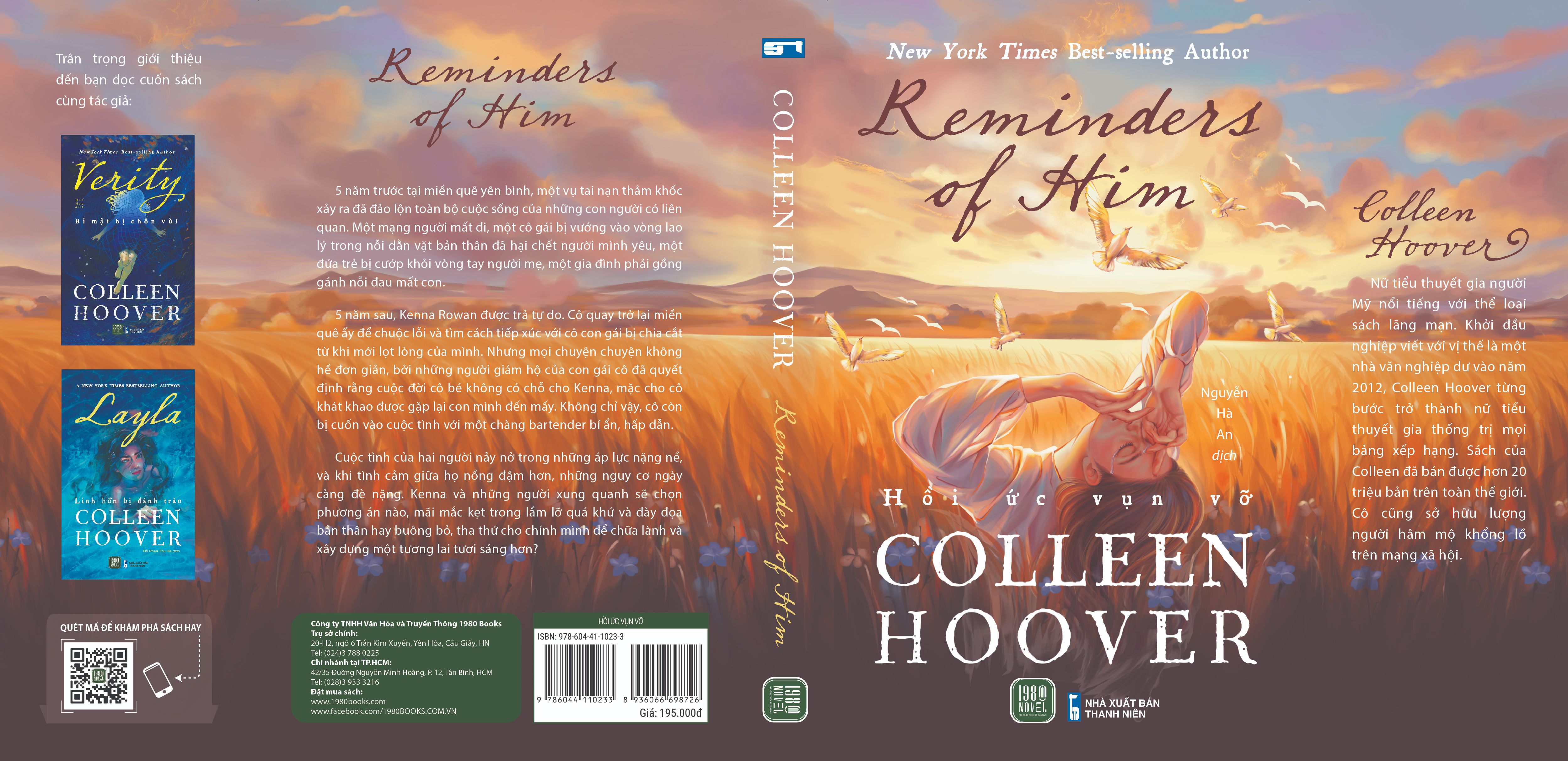 Sách - Hồi Ức Vụn Vỡ (Reminders Of Him) - Colleen Hoover