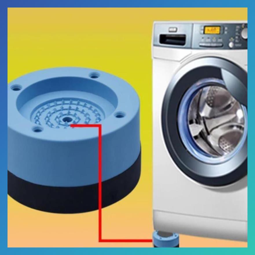 Chân máy giặt 4 miếng cao su cao cấp chống ồn chống rung