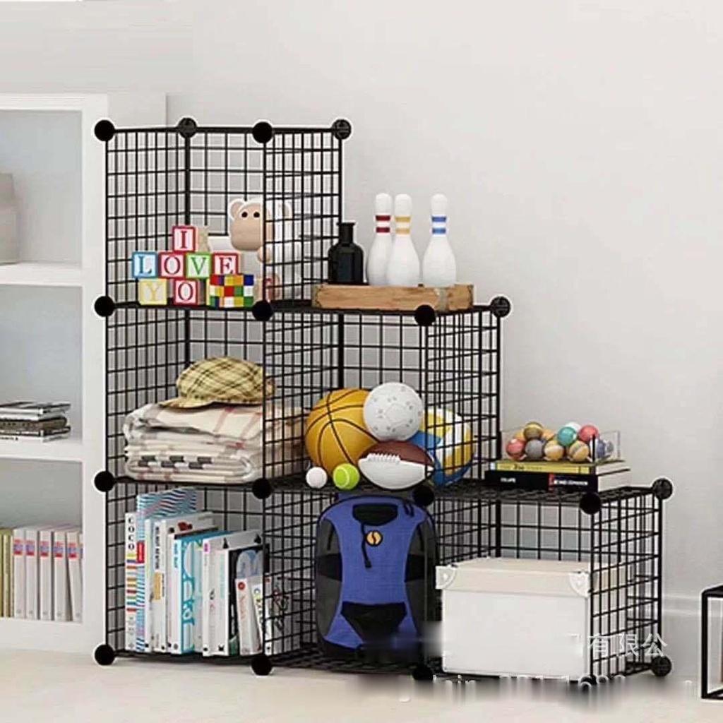 Tủ Lưu Trữ Lưới Sắt, Giá Hoa Có Thể Gập Lại, Đựng Giày chuồng Chó Thú Cưng, đựng Quần Áo Đơn Giản đa năng zz43 zz44