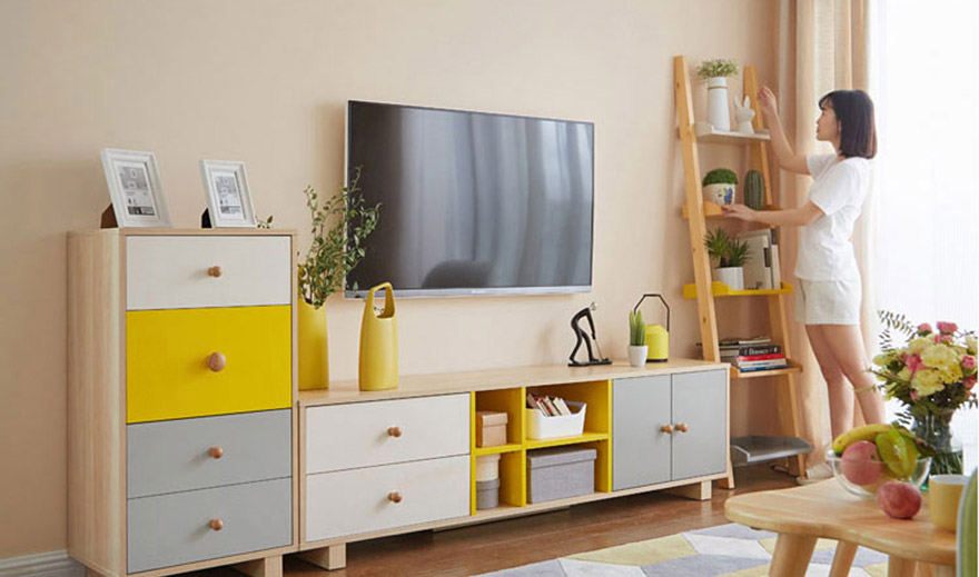 Kệ tivi gia đình mang phong cách hiện đại đẹp