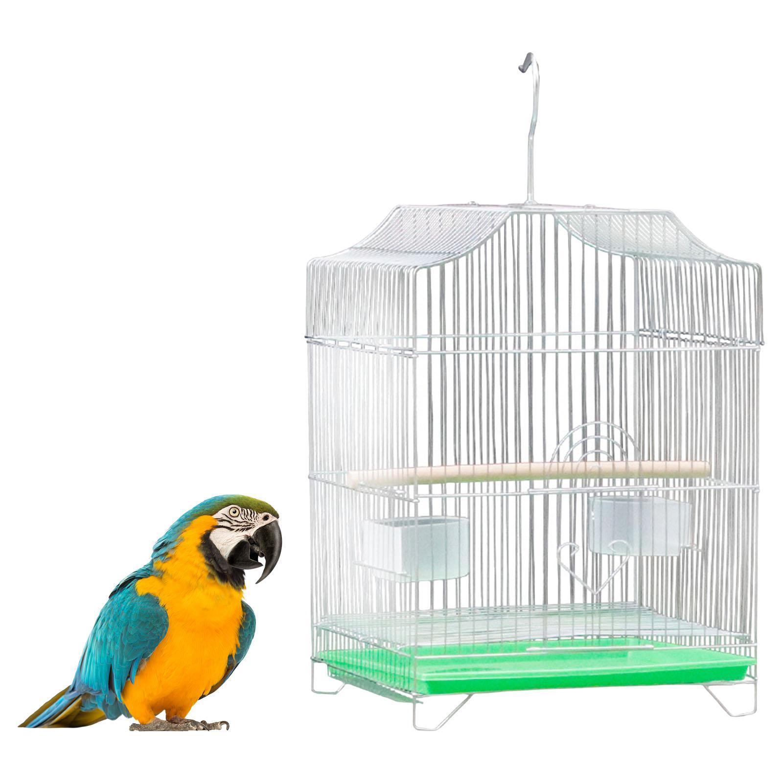 Durable Bird Cage Parrot Stand Cage Pet House for Parrot Parakeet Cockatiel