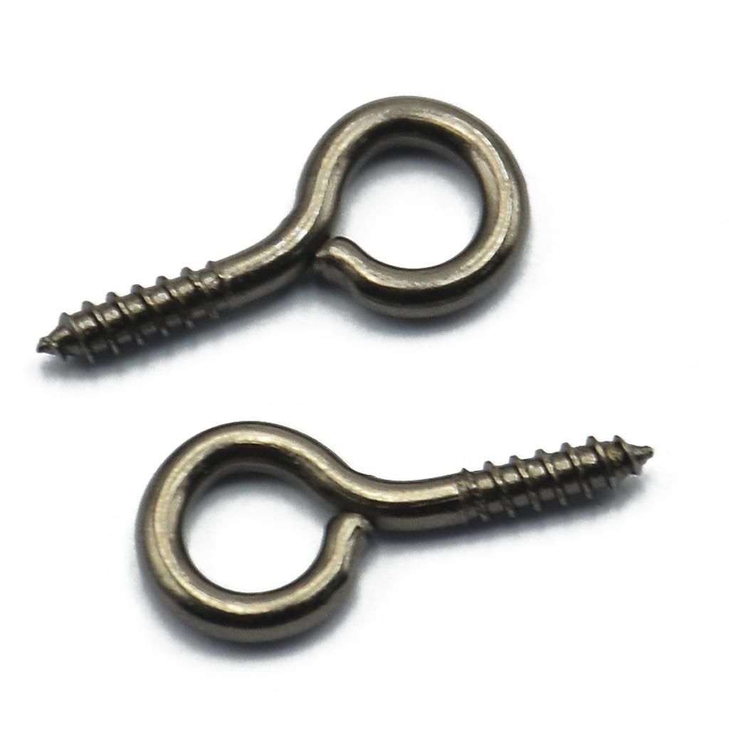 200 Pieces Mixed Tiny Screw Eye Pin Peg Tail Jewelry Making Findings Craft