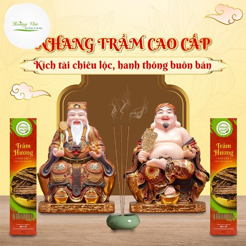 Nhang Xanh Trầm Hương 15 năm cao cấp - Hộp 500 gram