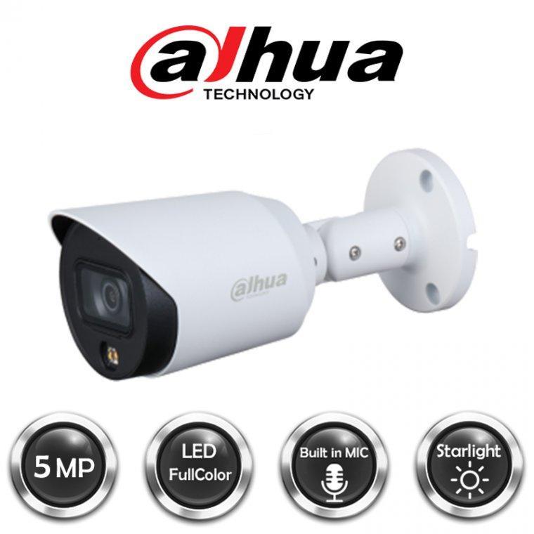 Camera HDCVI 5MP Full Color DAHUA DH-HAC-HFW1509TP-A-LED-S2 - HÀNG CHÍNH HÃNG