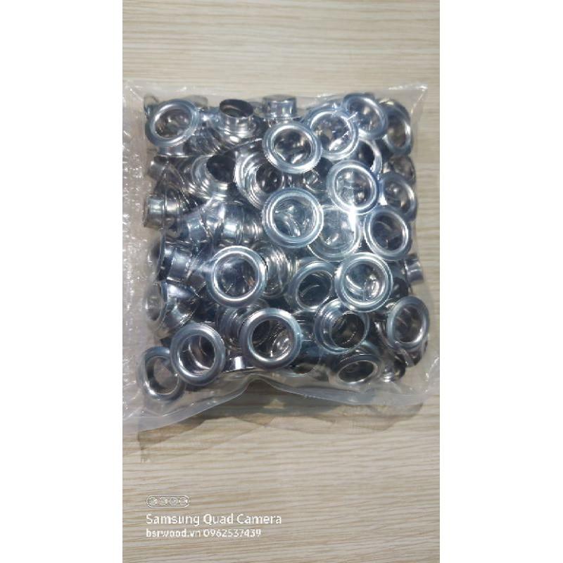 Khoen ore 12mm Khoen mắt cáo 12ly Thau không gỉ Khuy mắt cáo bấm vải Túi 100 cái Phụ liệu may mặc
