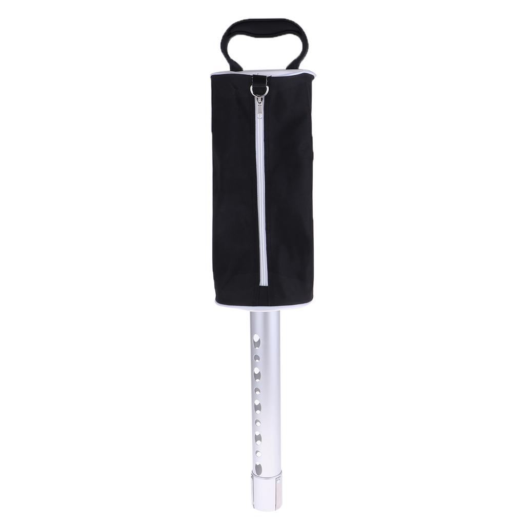 Portable Detachable Golf Ball Pick Up Shag Bag Retriever Collector with Pocket & Tee Holder