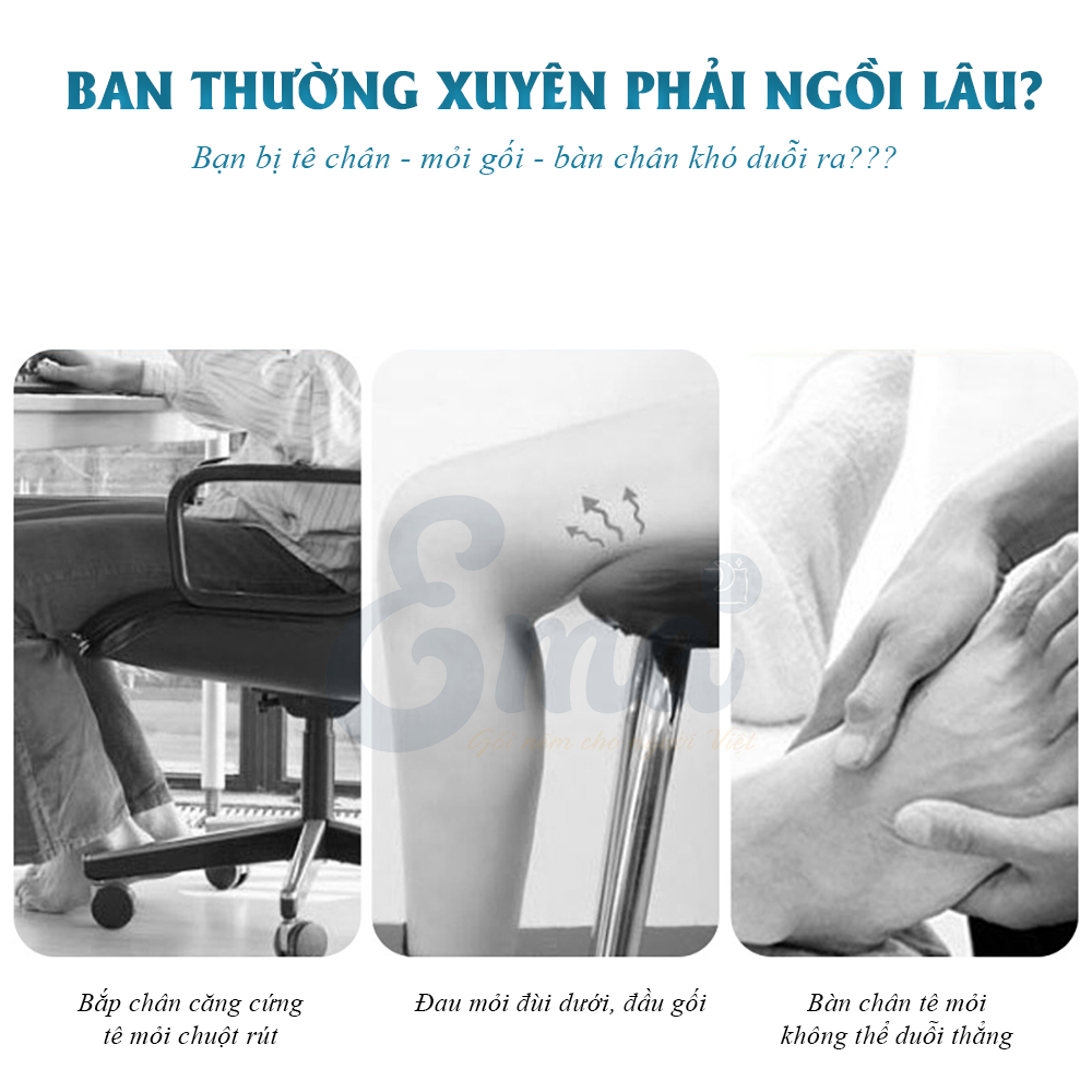 Gối gác chân, kê chân cao su non văn phòng EMA