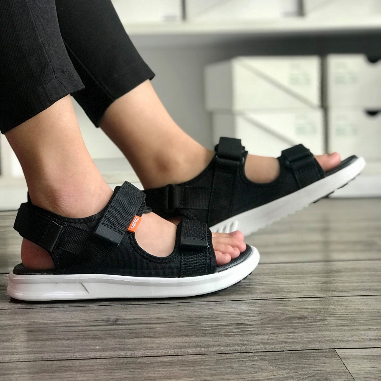 Giày Sandals Vento Nam Nữ Quai Ngang dạo phố/đi chơi/đi học NB02