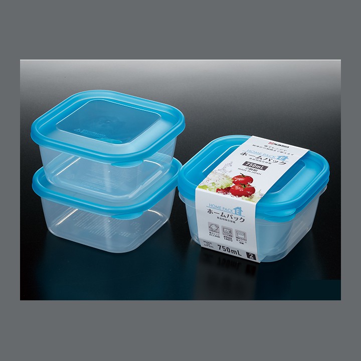 Set 03 hộp bảo quản thực phẩm dùng hâm nóng thức ăn trong lò vi sóng -hàng nội địa Nhật Bản.