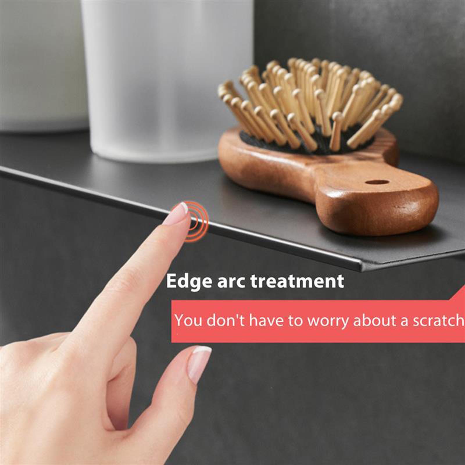 Floating Wall Shelves Storage Wall Rack Cosmetic Organizer for Bathroom  Table