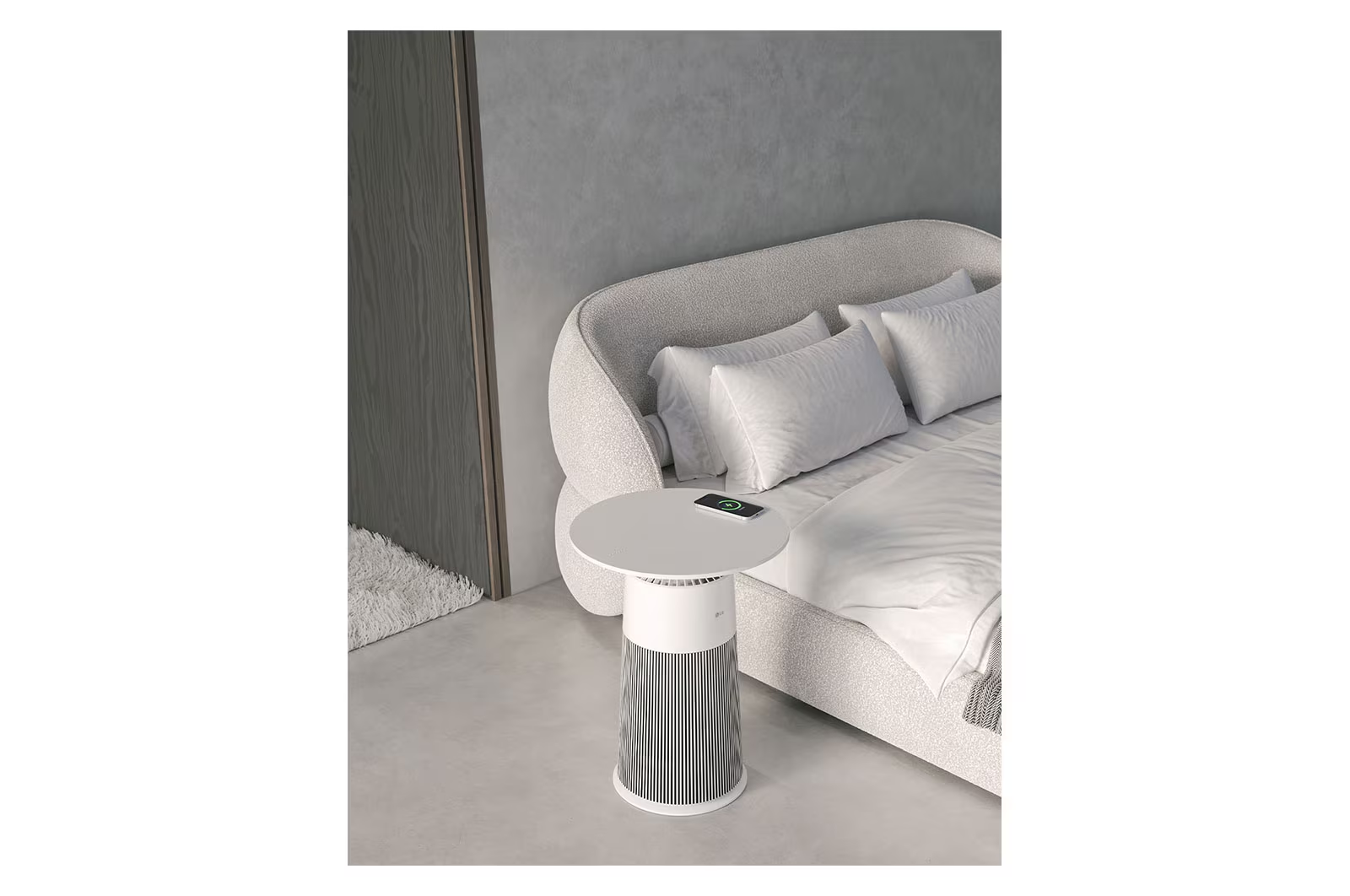 [Chỉ giao Miền Bắc/Nam] Máy lọc khí LG PuriCare AeroFurniture Công nghệ UV nano Màu trắng - AS20GPWU0.ABAE - Hàng Chính Hãng