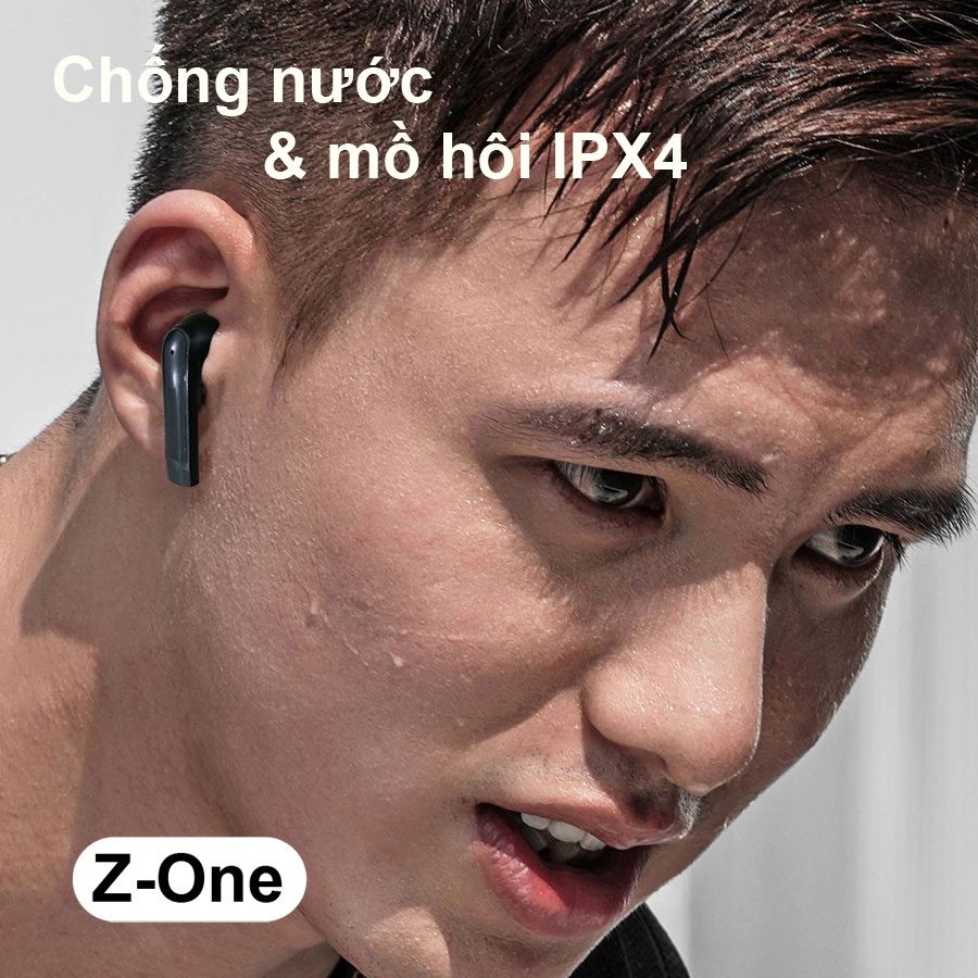 Tai nghe không dây myALO Z-One: tai nghe Bluetooth 5.3 | Chống nước và mồ hôi IPX4 | Pin 30 giờ | Thiết kế công thái học | Điều khiển cảm ứng thông minh | Hộp sạc chế tác từ Hợp kim đúc nguyên khối | Hàng chính hãng