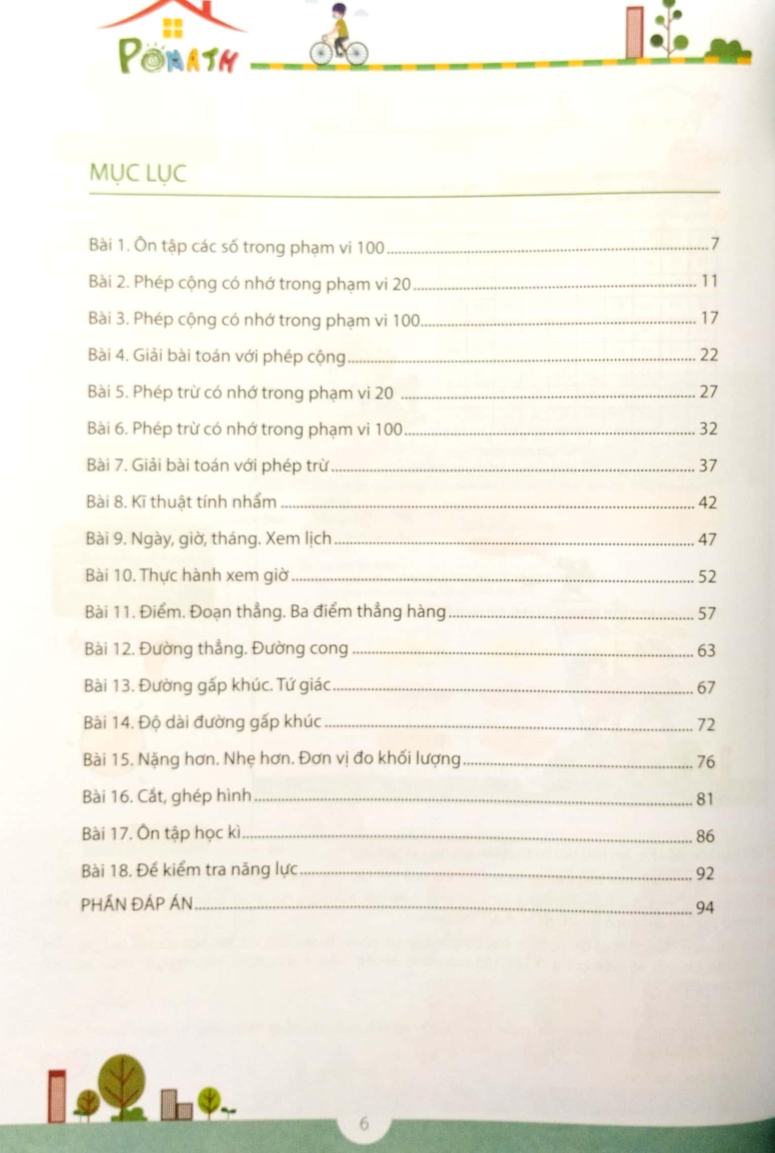 Bộ Pomath - Toán Tư Duy Cho Trẻ Em 7 - 8 Tuổi (Tập 1 + 2) (Bộ 2 Tập)
