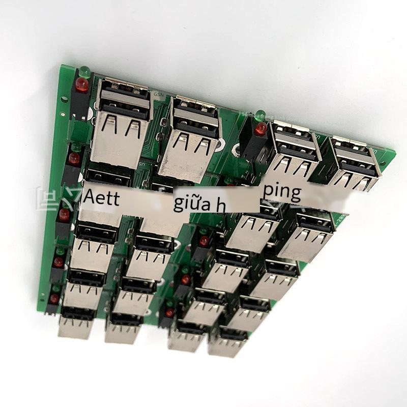 Phong cách mới nhất giao diện USB kép Bộ mở rộng HUB bảng mạch PCBA đế cắm mở rộng giải pháp thiết kế bảng mạch PC