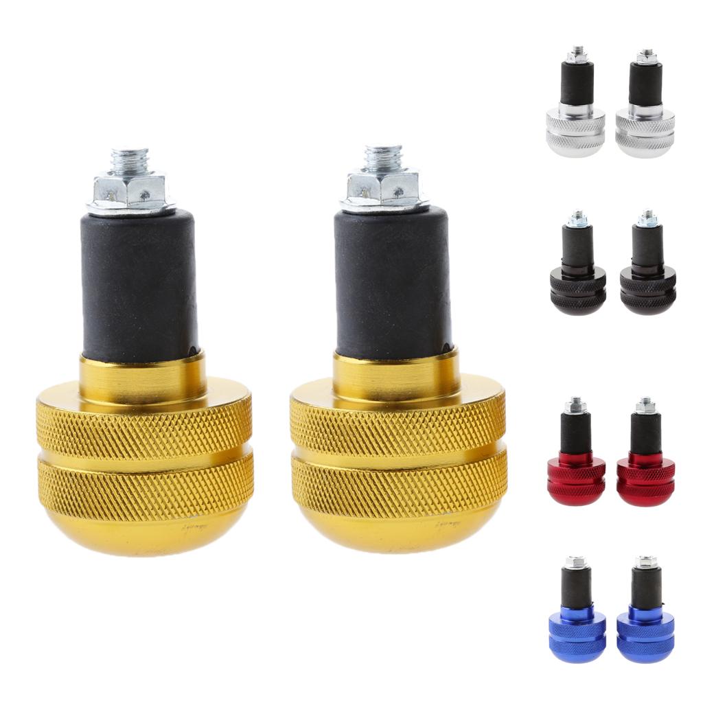 Motorcycle Handlebar Hand Grip Bar Ends Plug Slider For Yamaha