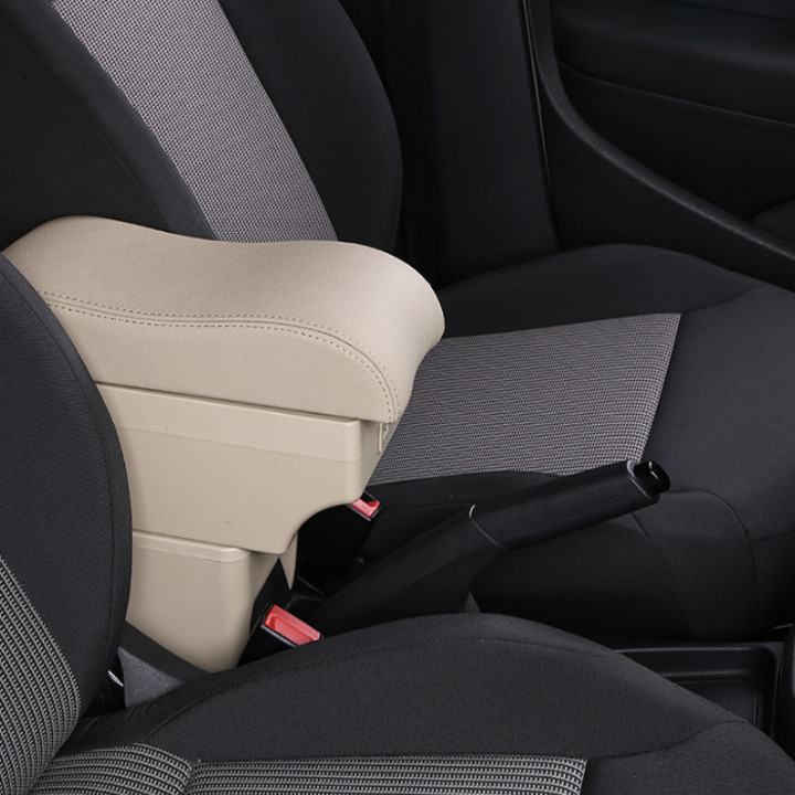 Hộp tỳ tay ô tô, xe hơi cao cấp dùng cho xe Nissan Sunny tích hợp 6 cổng USB