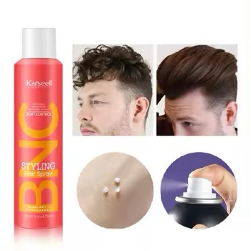GÔM XỊT TÓC KARSEELL BNC STYLING HAIR SPRAY GIỮ NẾP CỨNG VỪA BỒNG BỀNH