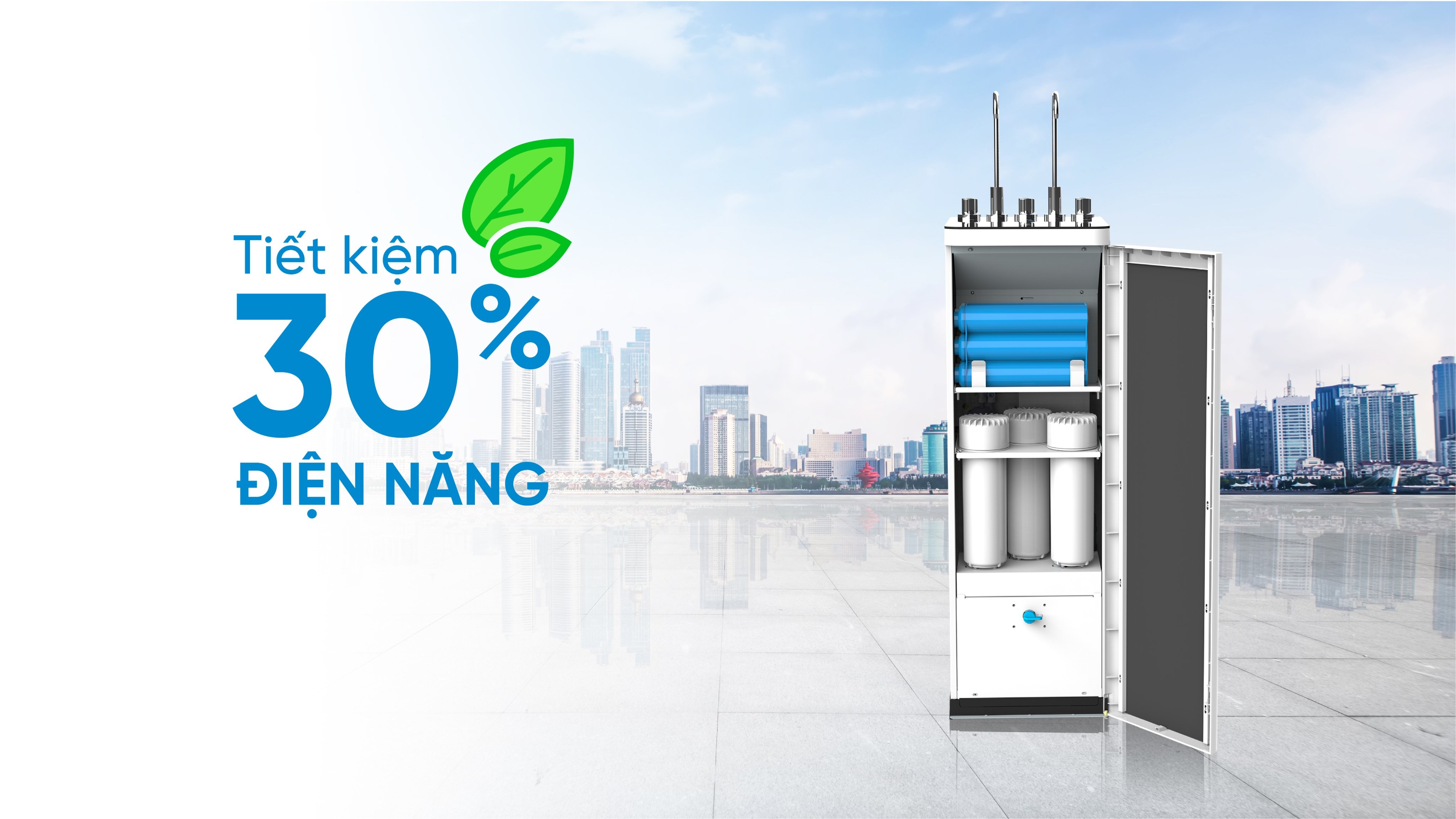 Máy lọc nước nóng lạnh Karofi KAD-D52 -Hàng Chính Hãng