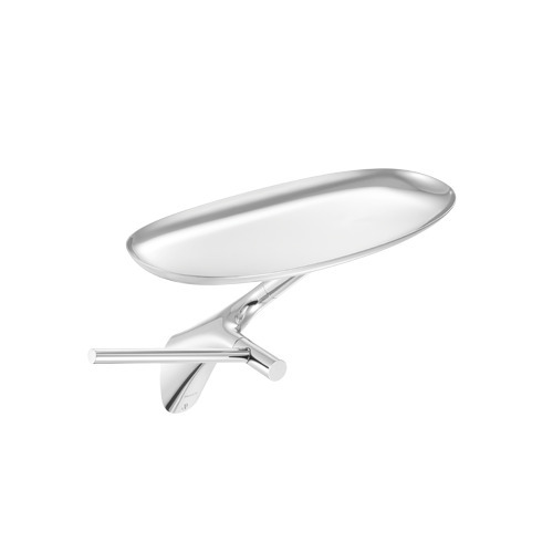 Lô để giấy vệ sinh,kích thước 186x278x165 mm, chất liệu Thép, màu Chrome, hiệu Moen