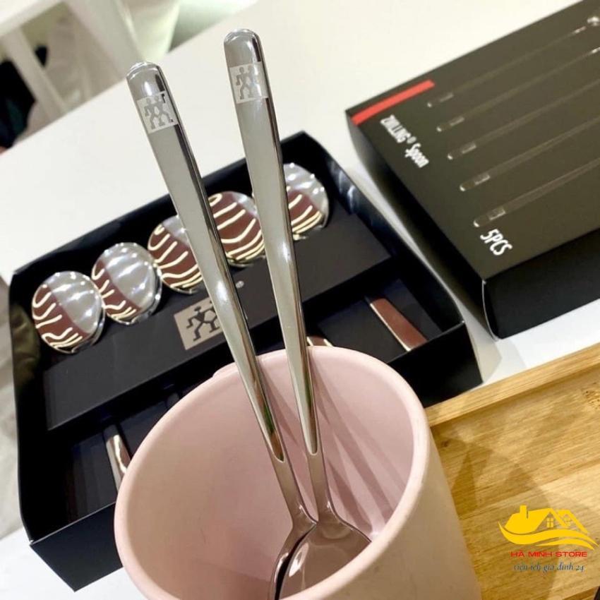 Set 5 thìa inox ZWILLING cao cấp sang trọng bền đẹp bộ 5 thìa inox đức cao cấp full hộp Hà Minh Store