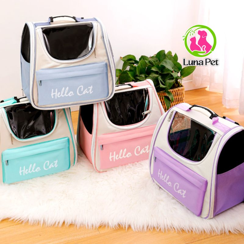 Balo cho mèo chó thú cưng Luna Pet BL12 - Balo vận chuyển chó mèo size lớn