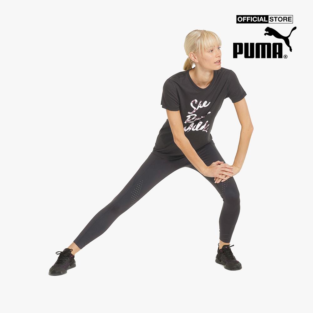 PUMA - Áo thun thể thao nữ tay ngắn Graphic Illustrated Training 521633