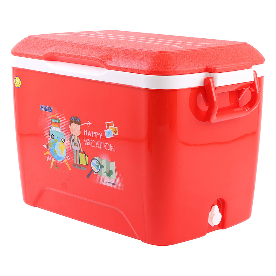 Thùng Đá Không Bánh Xe Duy Tân (60L) - Đỏ