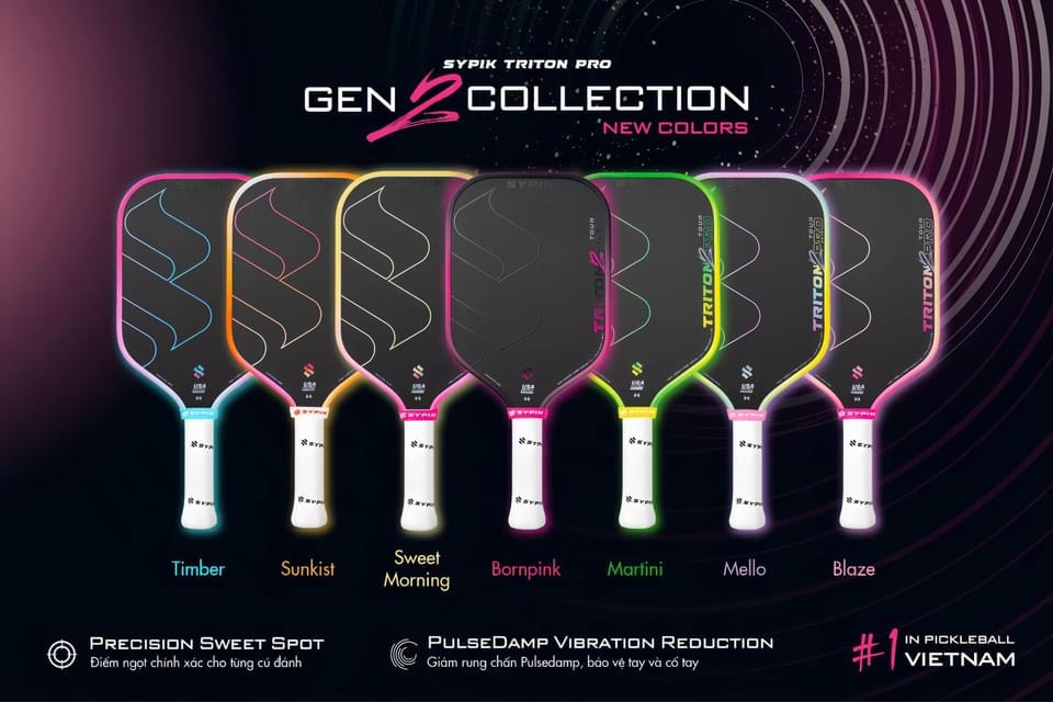 VỢT PICKLEBALL SYPIK GEN 2 COLLECTION -2025