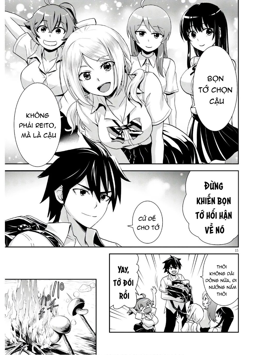 isekai yurutto survival seikatsu: gakkou no minna to isekai no mujintou ni tenishitakedo ore dake chapter 3 15