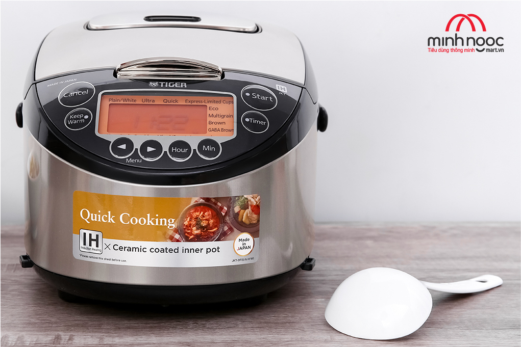 HÀNG CHÍNH HÃNG: Nồi cơm điện Tiger dung tích 1.0l JKT-D10V MADE IN JAPAN