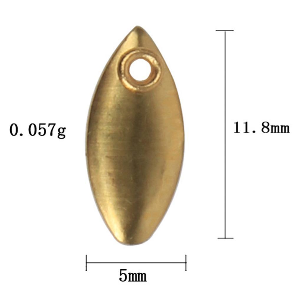 10/50/100pcs Durable Spoons Fishing Lures Sequins Baits Metal Wobblers Lures
