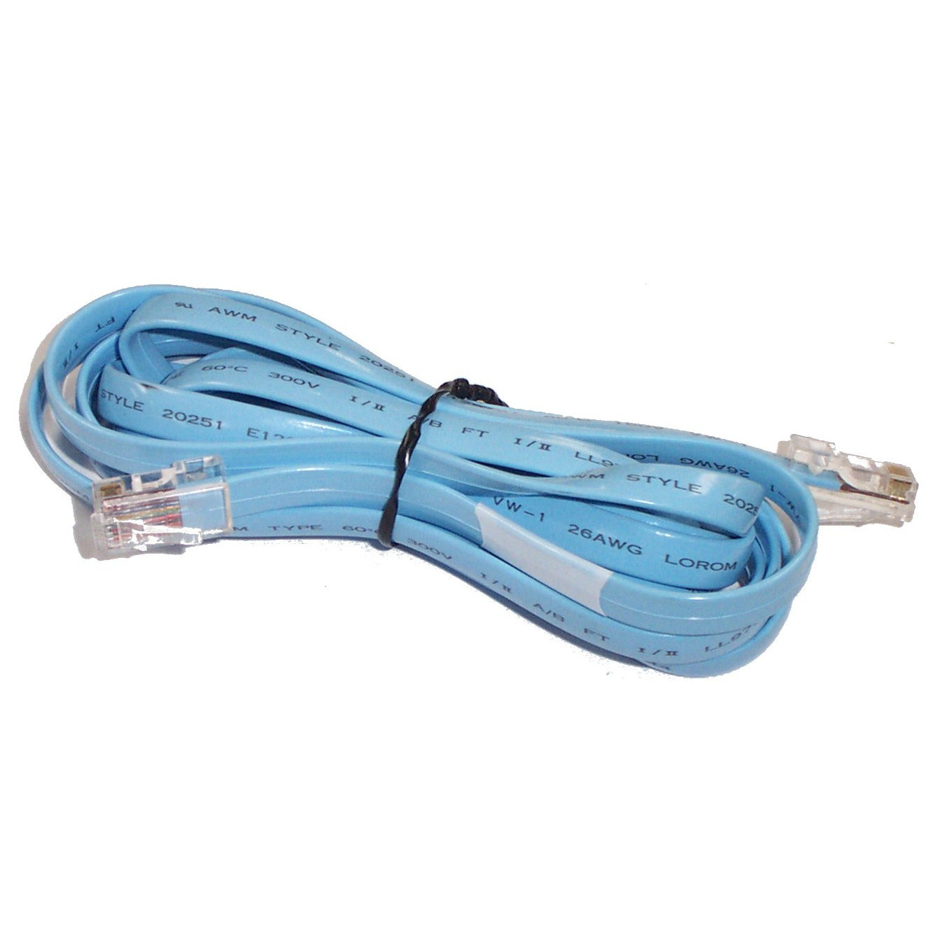 Cáp Cisco đời mới 72-1259, cáp dẹp hai đầu RJ45, dùng để cấu hình Router, Switch, Firewall Cisco - Hàng nhập khẩu