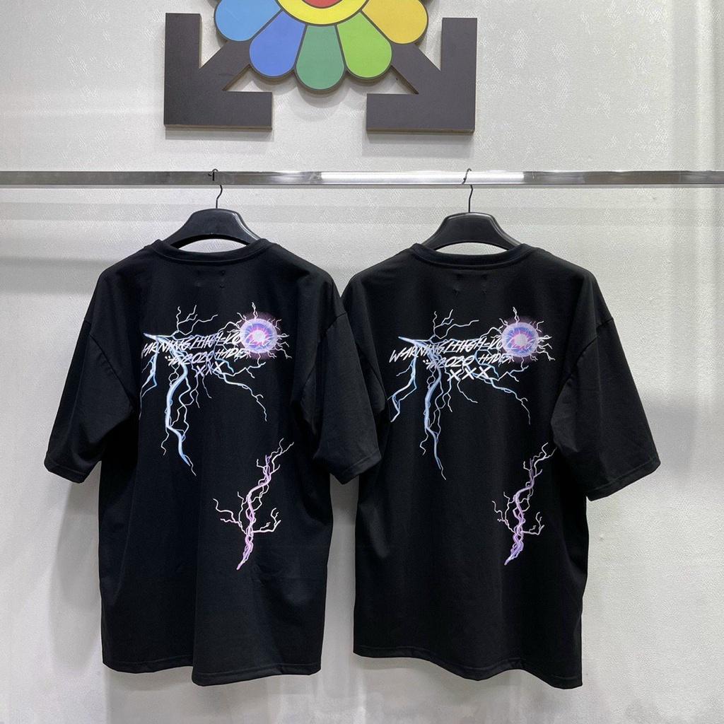 Áo thun unisex tay lở Thunder Storm đầy đủ tag cổ tag tay - THUNDER STORM TEE || Hany Shop