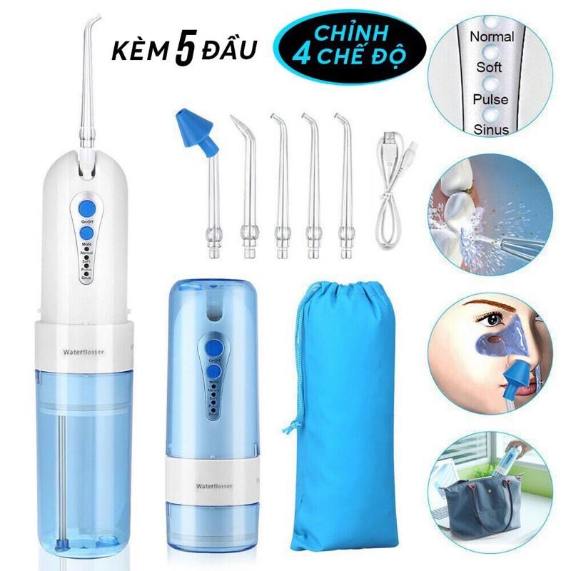 MÁY TĂM NƯỚC ORAL IRRIGATOR DU LỊCH, TẶNG TÚI ĐỰNG.