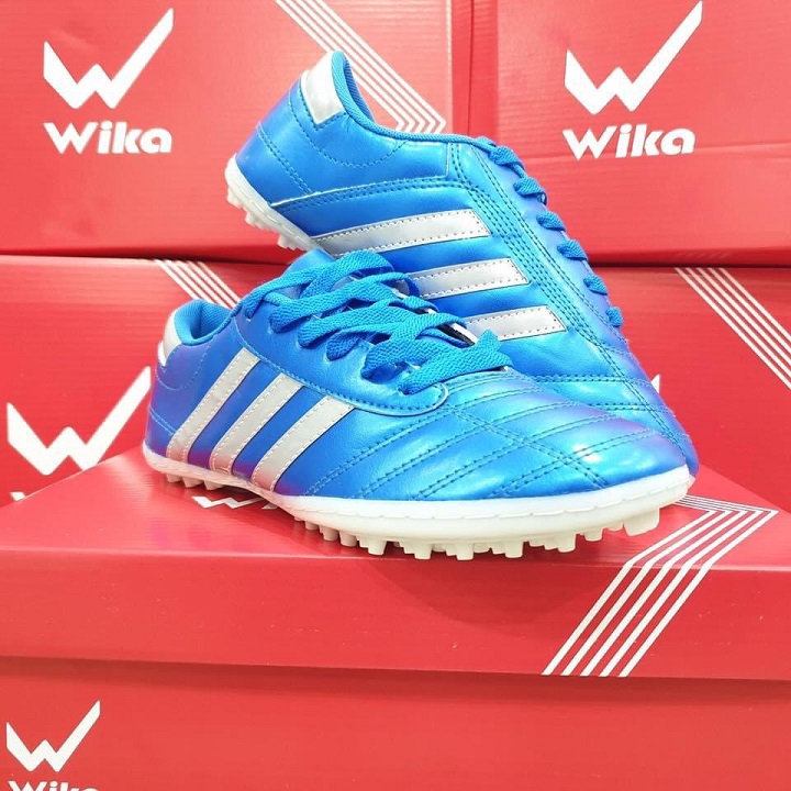 Giày Đá Bóng 3 Sọc Wika - Xanh Dương - 41