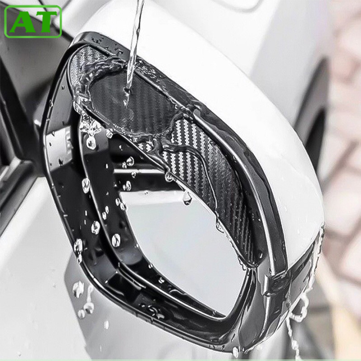 BỘ 02 TẤM VÈ CHE MƯA GƯƠNG KÍNH CHIẾU HẬU XE Ô TÔ