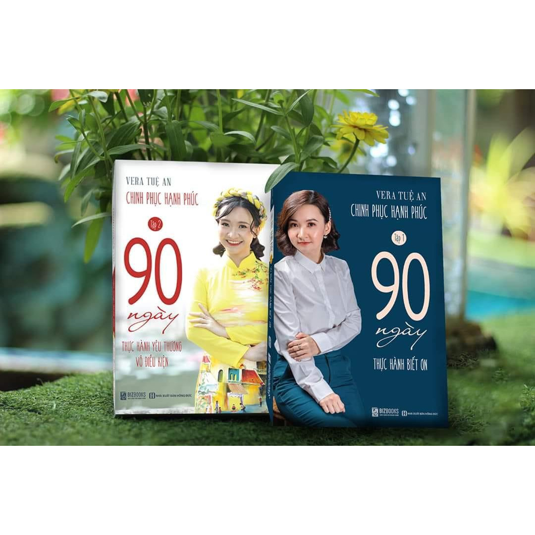 Combo 90 Ngày Thực Hành Biết Ơn, 90 Ngày Thực Hành Yêu Thương Vô Điều Kiện (2 Cuốn)