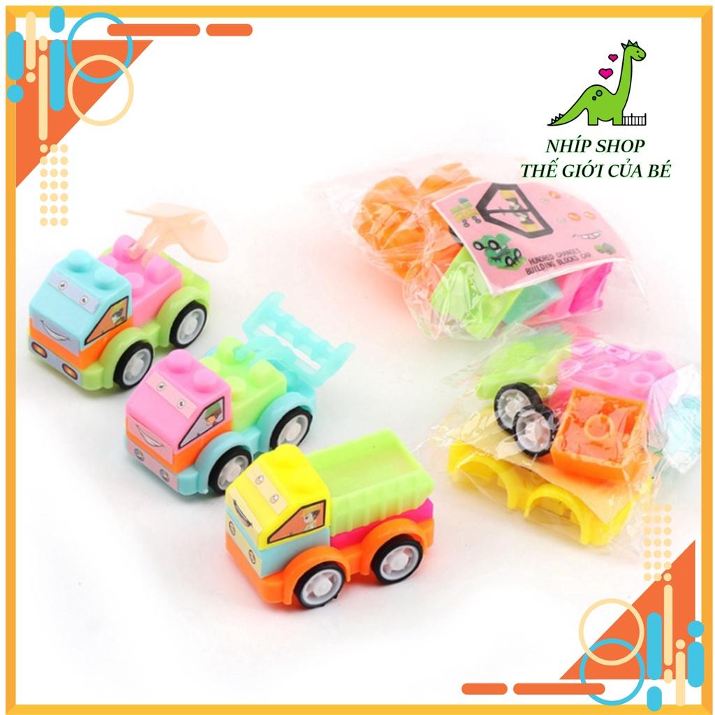 Xe hơi đồ chơi mini lắp ráp dành cho trẻ em