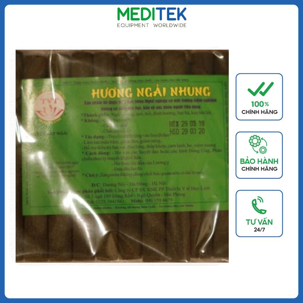 Nhang Ngải Cứu - Hương Ngải Nhung 100% Thảo Mộc Thiên Nhiên - Điếu Ngải Cứu Gói 10 Cây