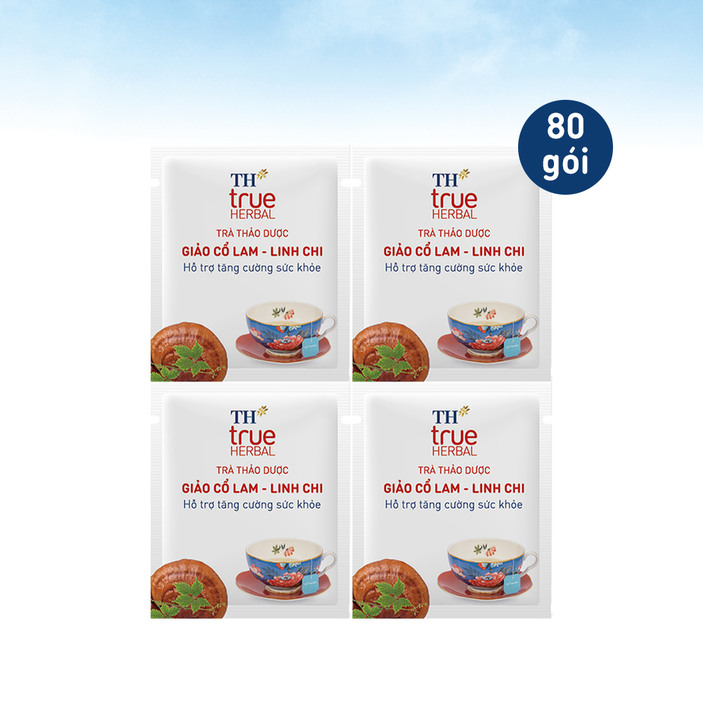 Combo 4 Hộp Trà thảo dược Giảo cổ lam – Linh chi TH True Herbal (20 gói)