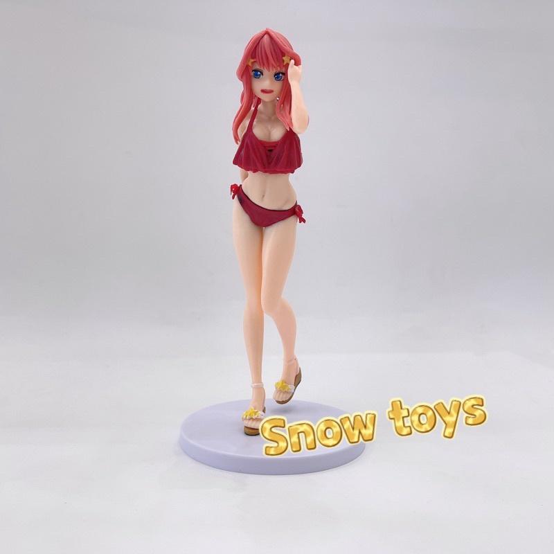 Mô hình Nhà có 5 nàng dâu Gotoubun no Hanayome Ichika Nino Miku Yotsuba Itsuki mặc Bikini Nhà có năm nàng dâu - Cao 20cm