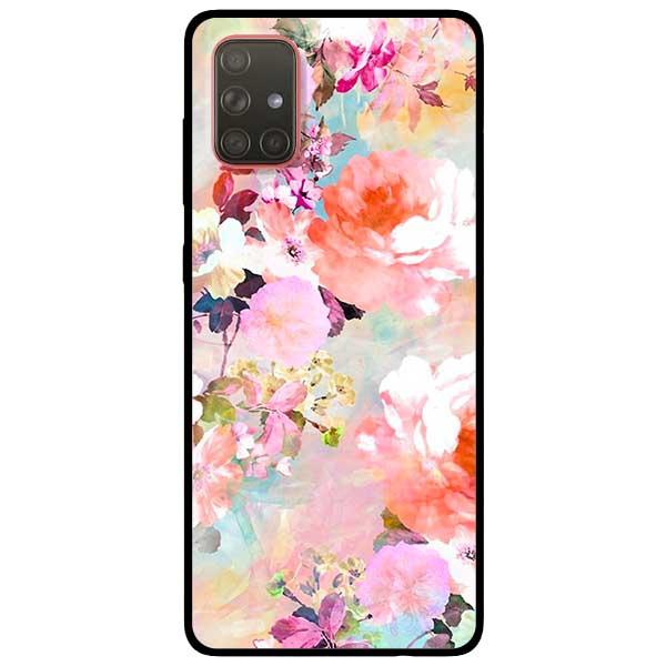 Ốp lưng dành cho Samsung Galaxy A51 / A71 / M51 - Hoa Hồng Sơn Nước
